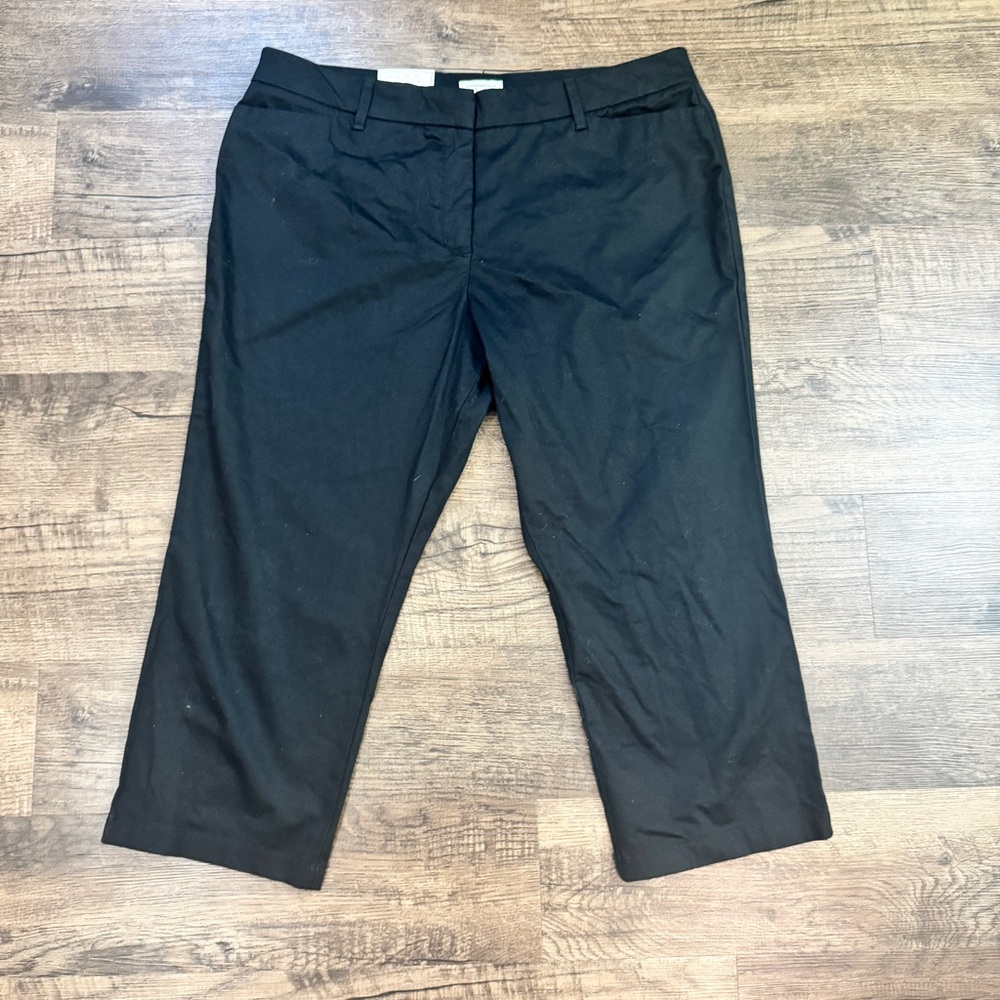 Charter Club Classic Fit Black Pants